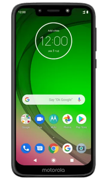 Motorola phone Home screen